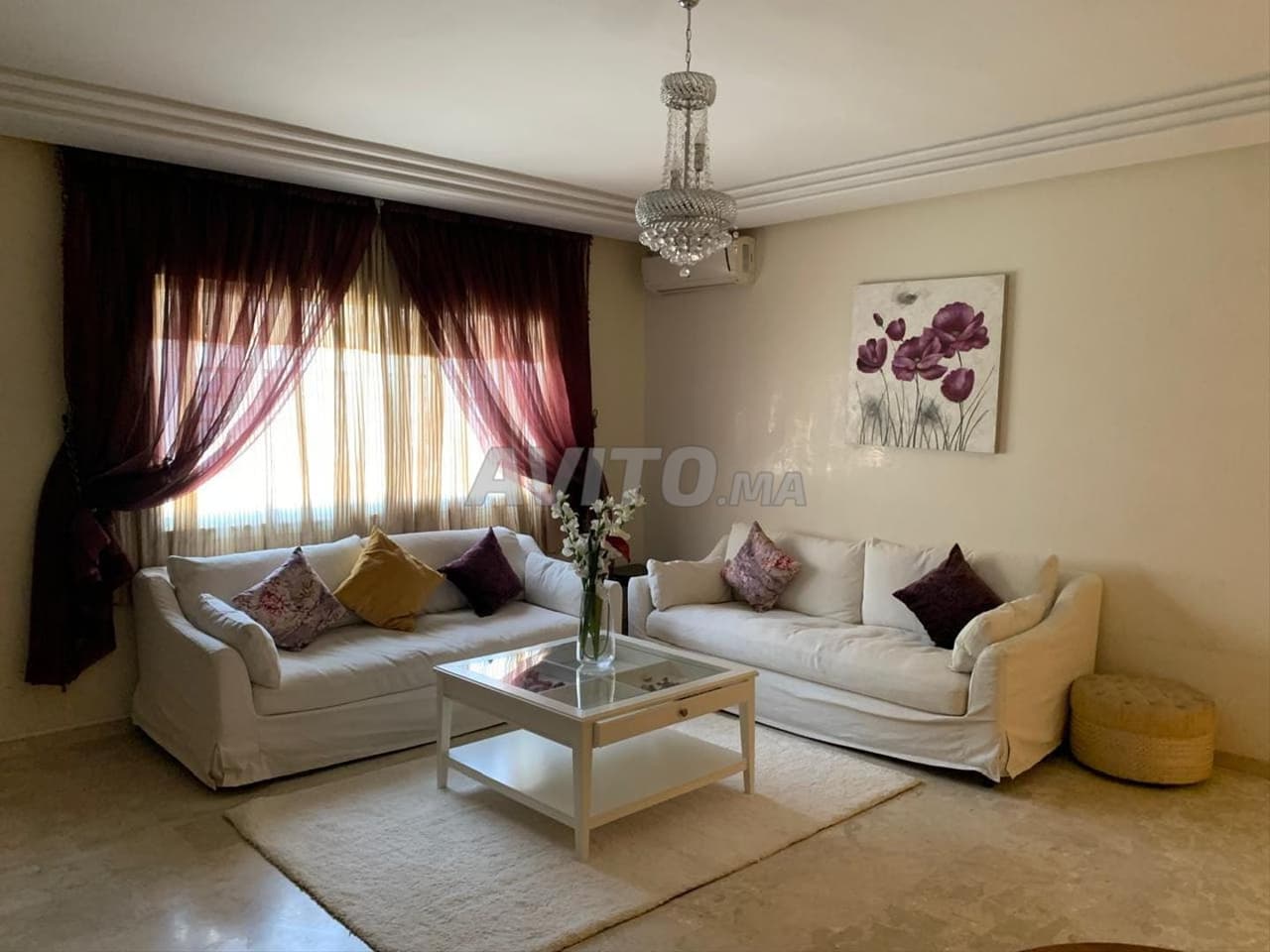Appartement à louer 130 m² à Rabat