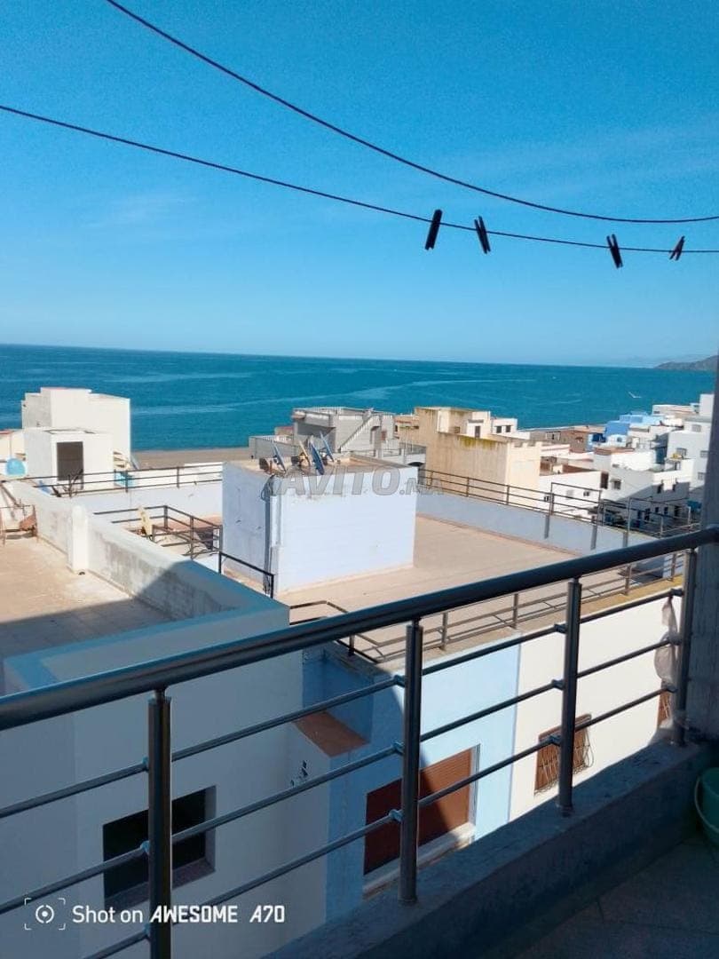 Gemeubileerd appartement met onbelemmerd zeezicht in Oued Laou