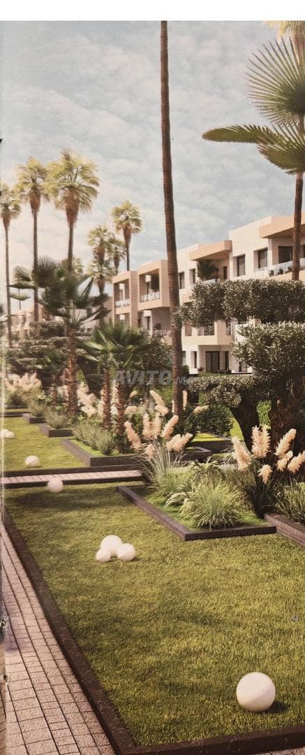 Erdgeschosswohnung mit Garten in Dar Bouazza zu vermieten
