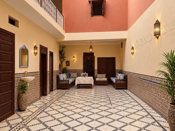 Riad for sale in Bab Doukkala, 4 bedrooms