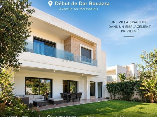 Villa jumelée à vendre - Dar Bouazza