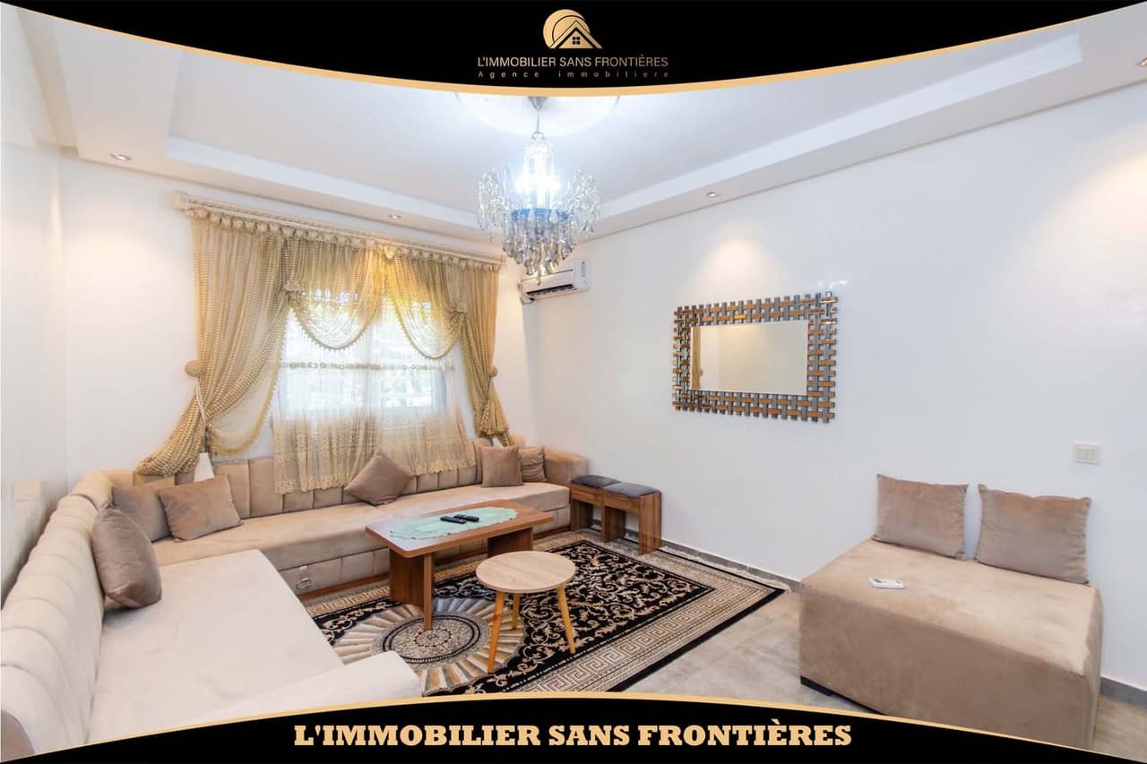 Apartamento amueblado en alquiler en la Route d'Amizmiz, Marrakech – planta baja con jardín privado – 83…