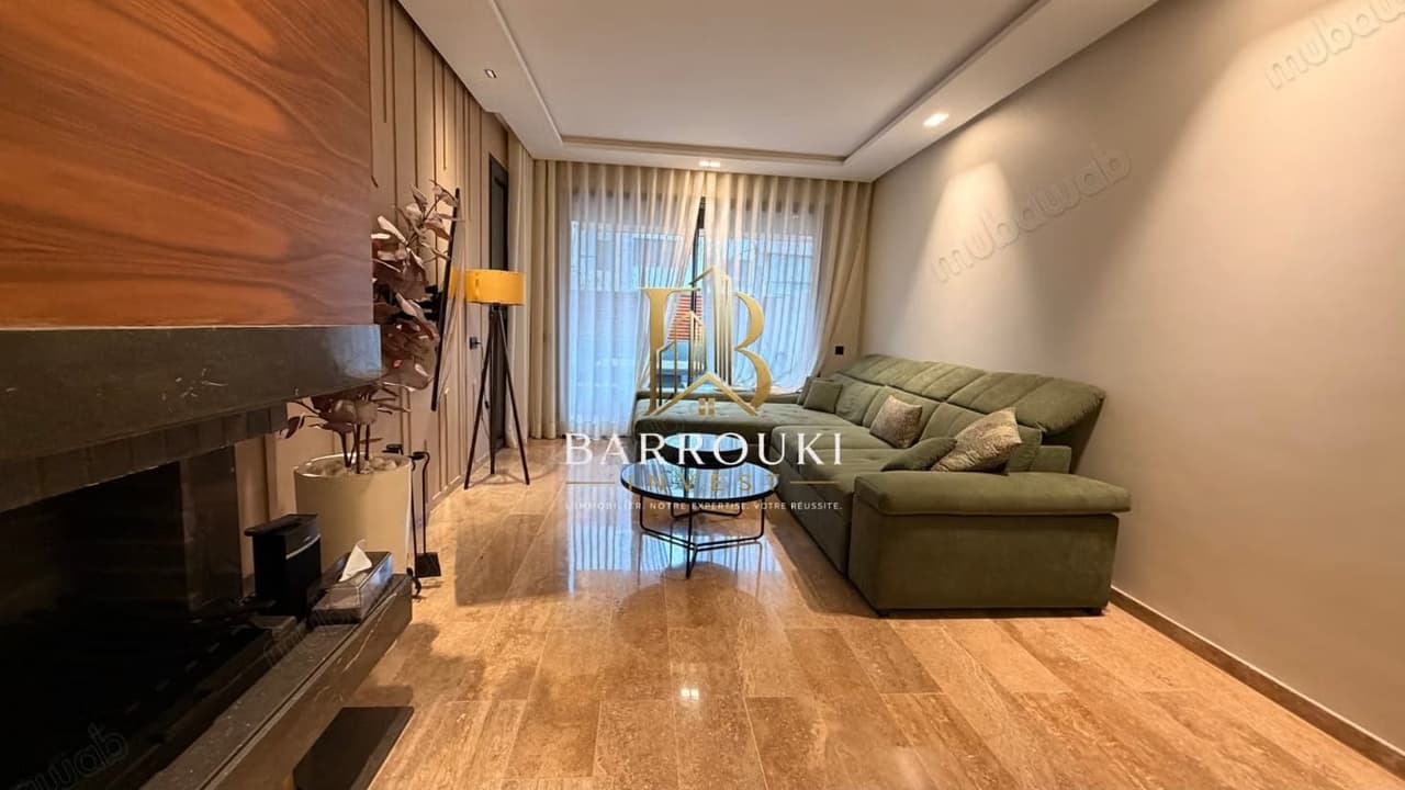 Appartement meublé avec jardin à vendre à Opale Square – Dar Bouazza