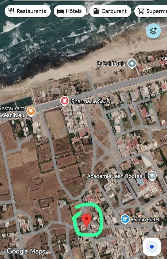 Terrain R+2 titré de 150 m² à Dar Bouazza
