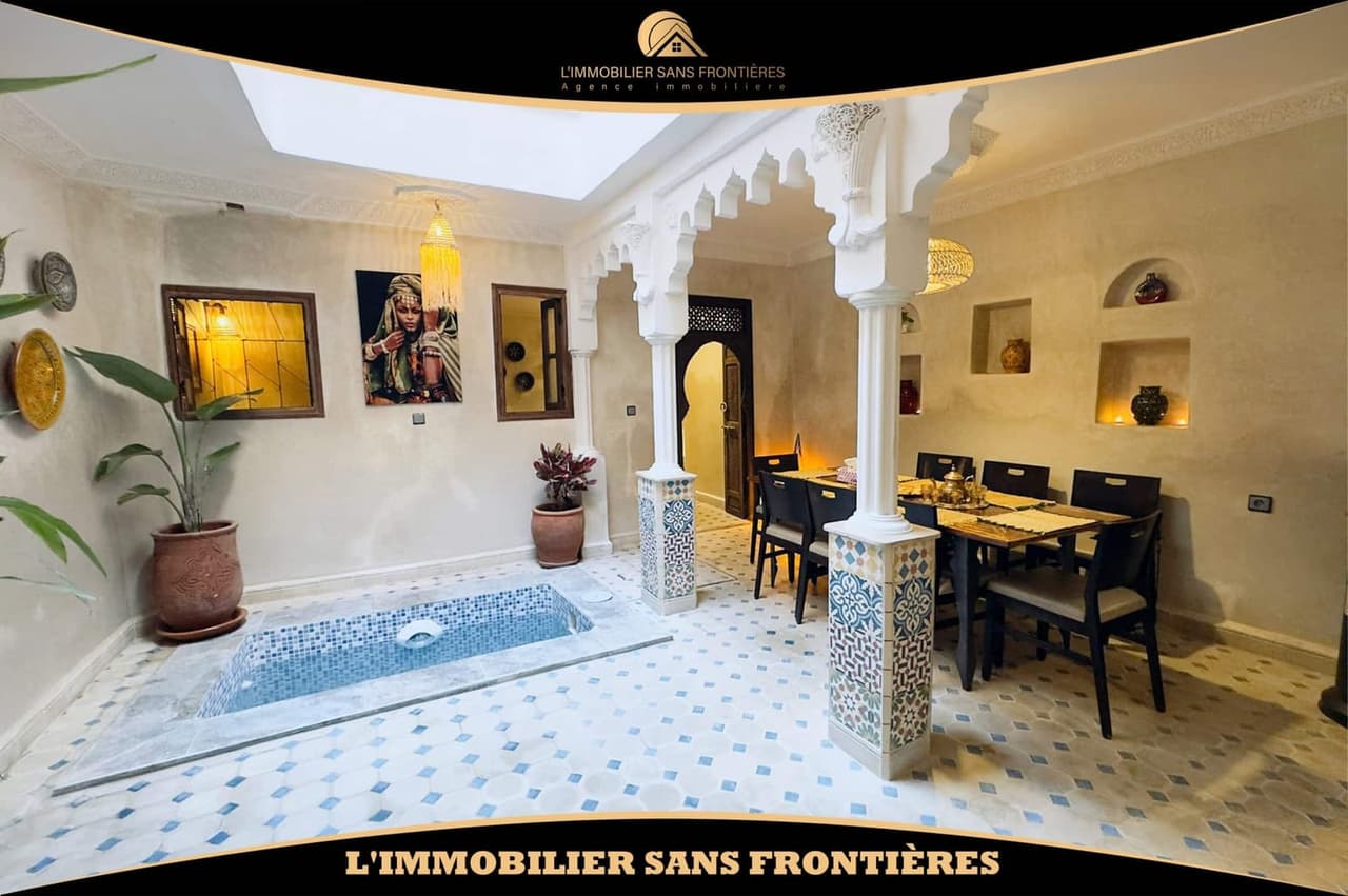 Riad meublé à vendre à Médina, 65 m², Marrakech