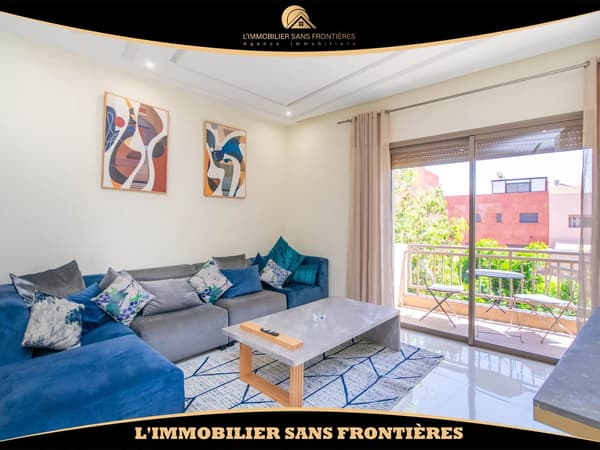 Appartement meublé à louer à Targa, 103 m², Marrakech
