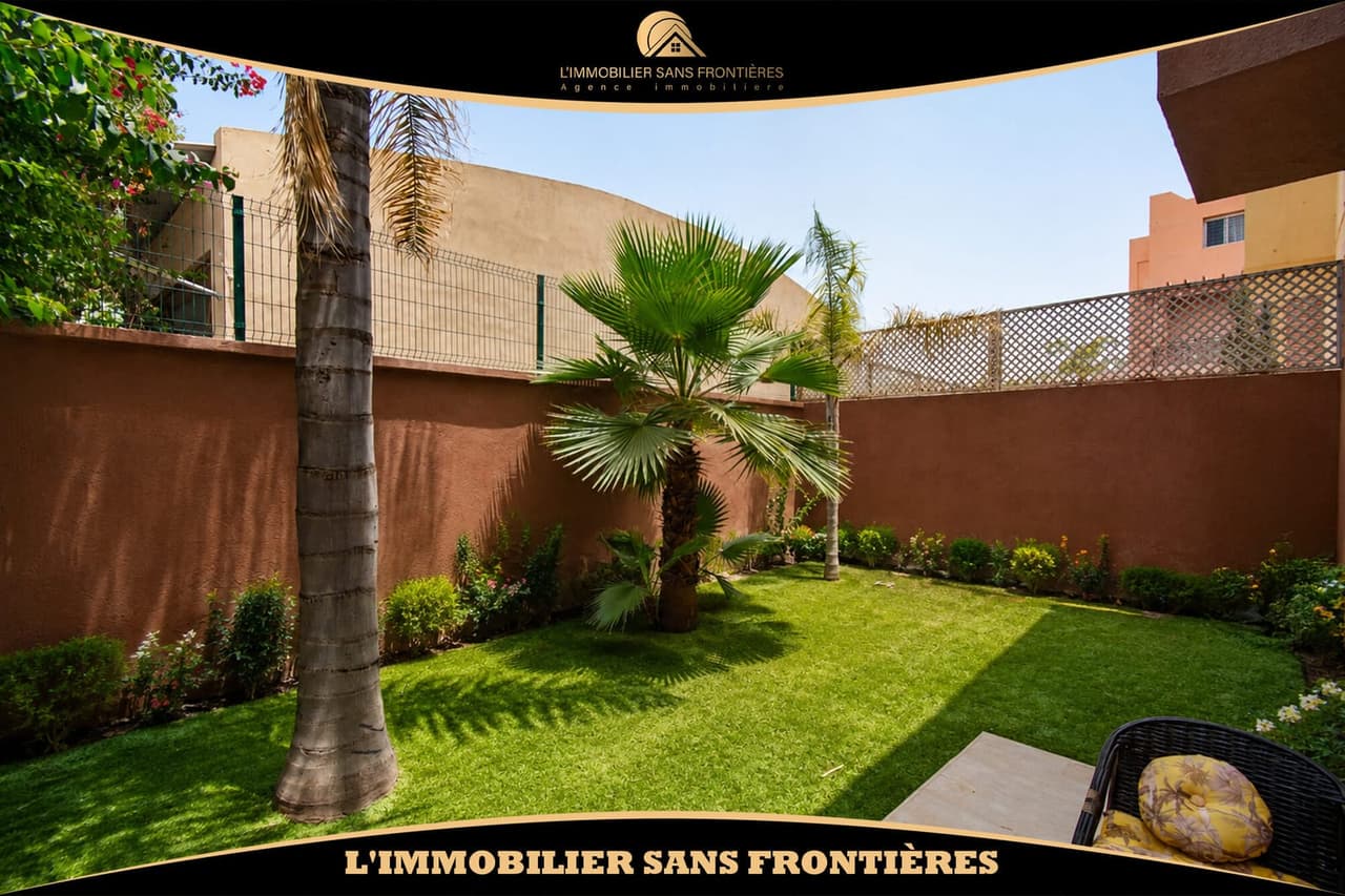 Empty villa for sale in Targa, Marrakech: private garden: 195 m²