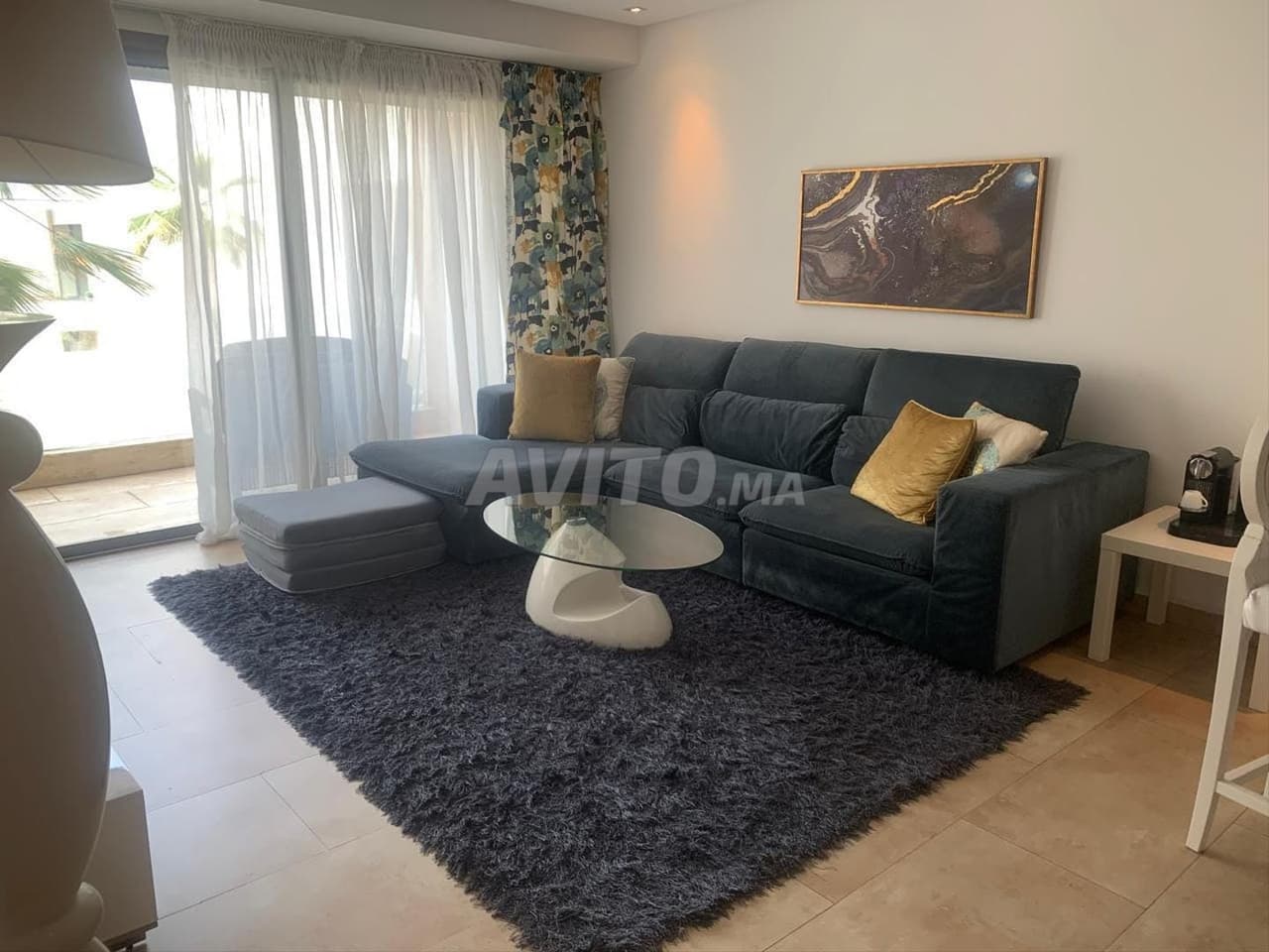 استوديو مفروش مع شرفة