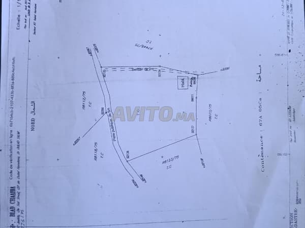 Terreno agrícola en la región de El Jadida, Oulad Hamdane
