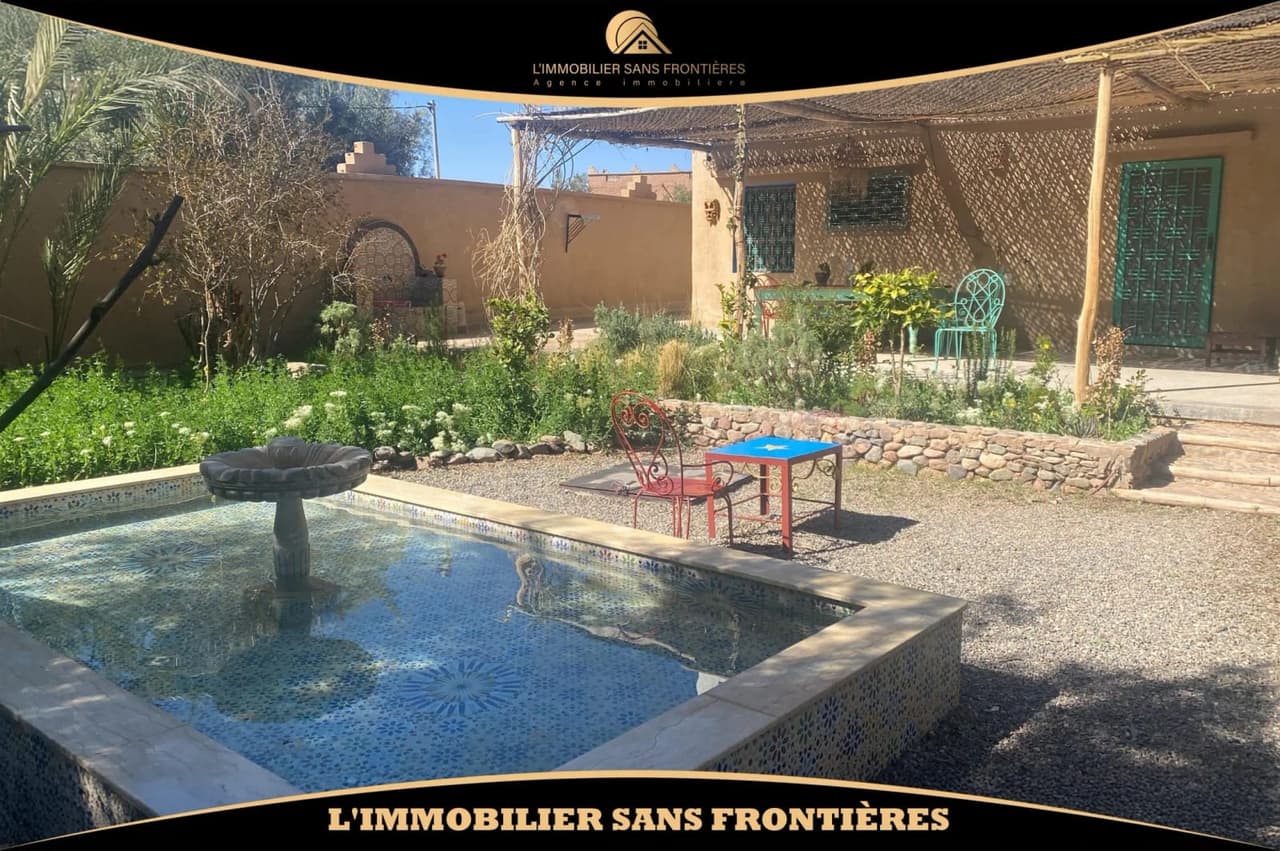 Villa titrée à vendre à Skoura, 2 170 m², Ouarzazate