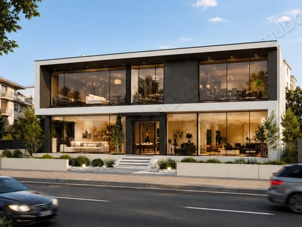 Emplacement prime pour cette villa commerciale