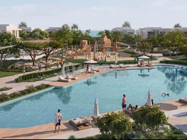 Terrain titré 5 H projet villas sur plage Mirleft