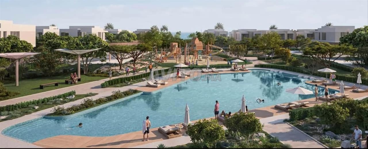 Terrain titré 5 H projet villas sur plage Mirleft