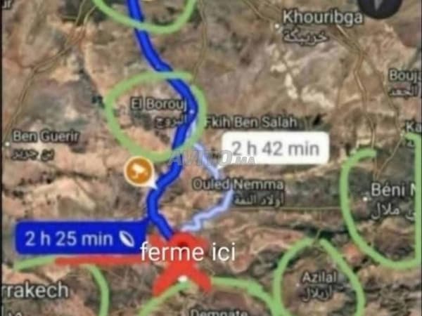 Ferme à vendre titrée foncière équipée