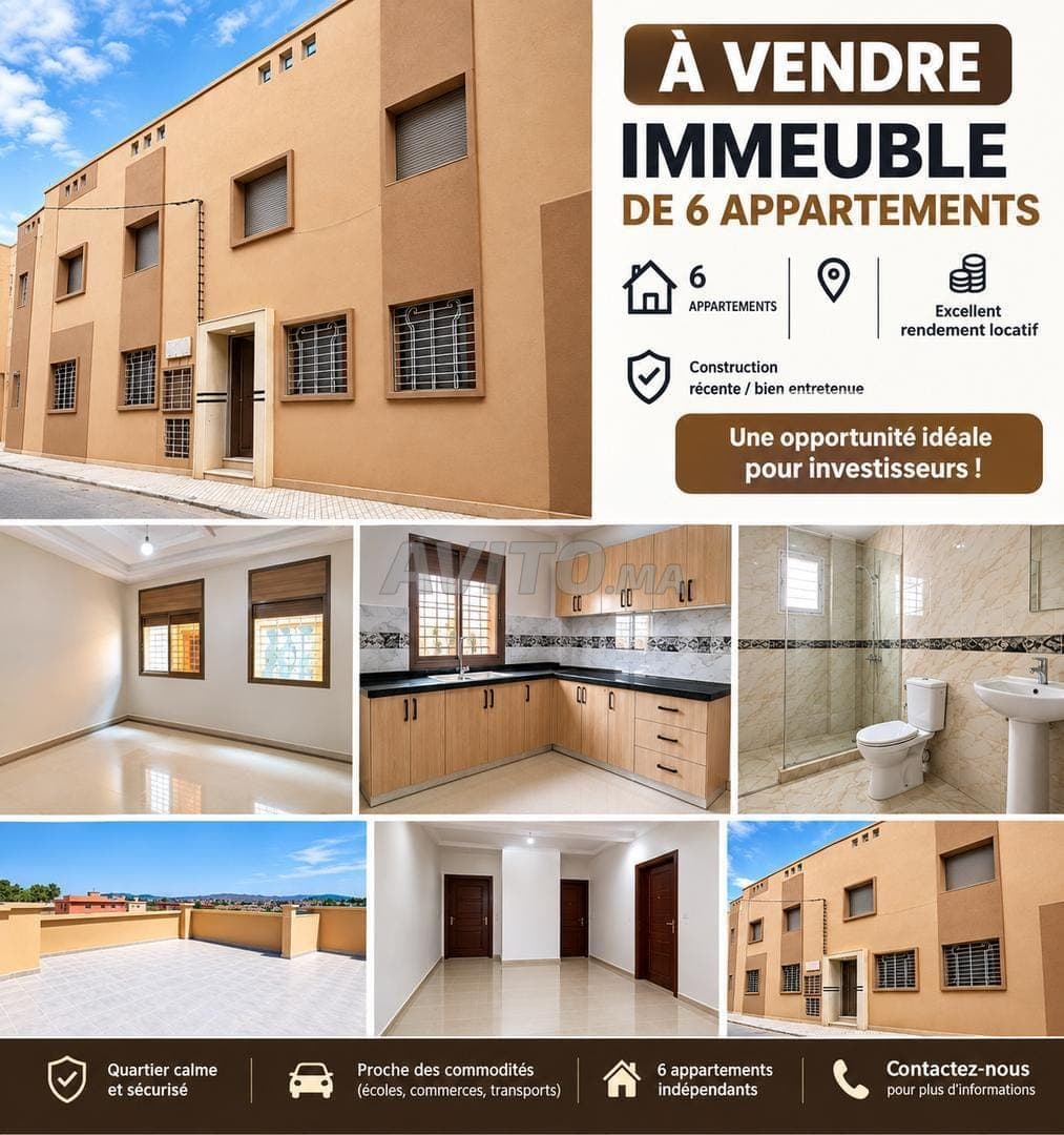 Building of 6 apartments