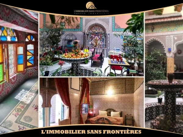 Riad meublé à vendre à Bab Doukkala, 380 m², Marrakech