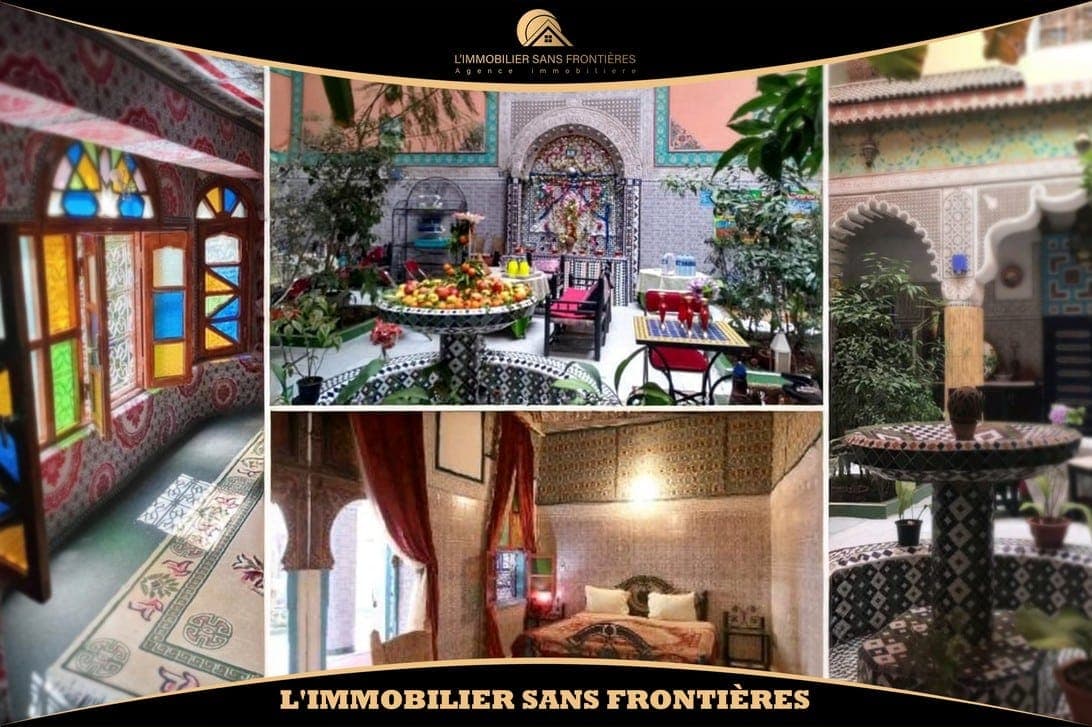 riad meublé à vendre à Bab Doukkala, 380 m², Marrakech