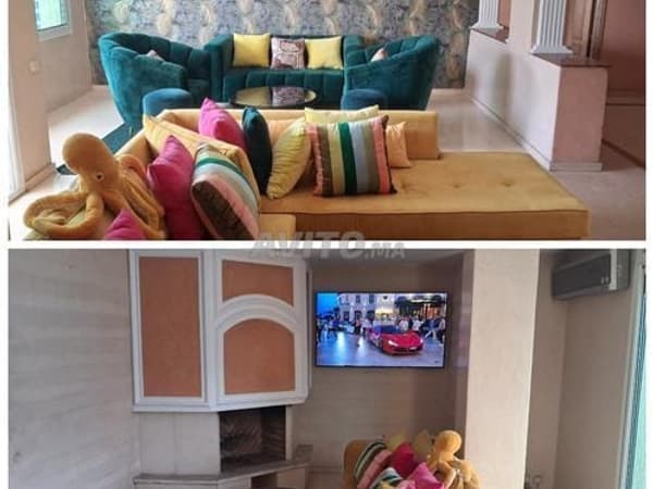 شقة من 3 غرف بشارع أنفا للكراء قصير المدى أو طويل المدى