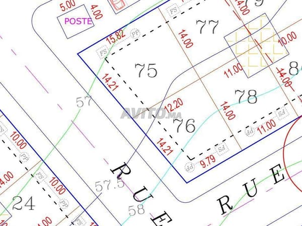 Lot à vendre Lotissement Al Fath Dar Bouazza