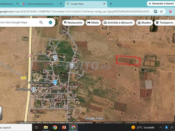 Terreno agricolo di 9540 in vendita (180 x53)
