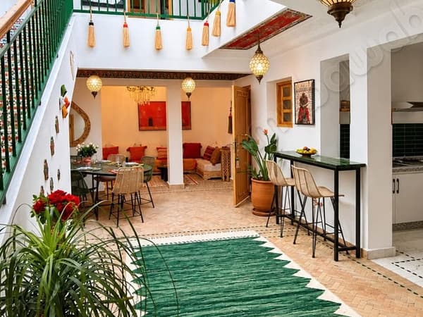 Riad te koop in Ben Saleh. 5 comfortabele kamers. Volledig gemeubeld