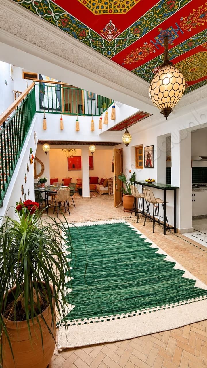 Riad te koop in Ben Saleh. 5 comfortabele kamers. Volledig gemeubeld