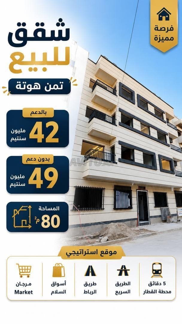 🏡 Appartements à vendre à Kénitra | Prix très intéressant