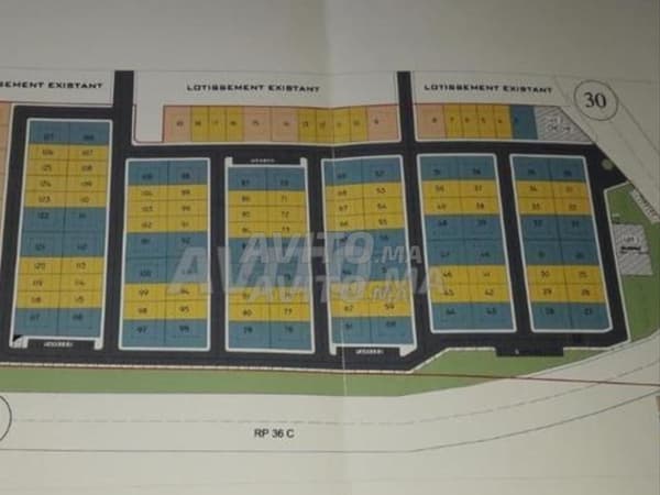 Terrain 227 m2 zone villa Lot Nassim