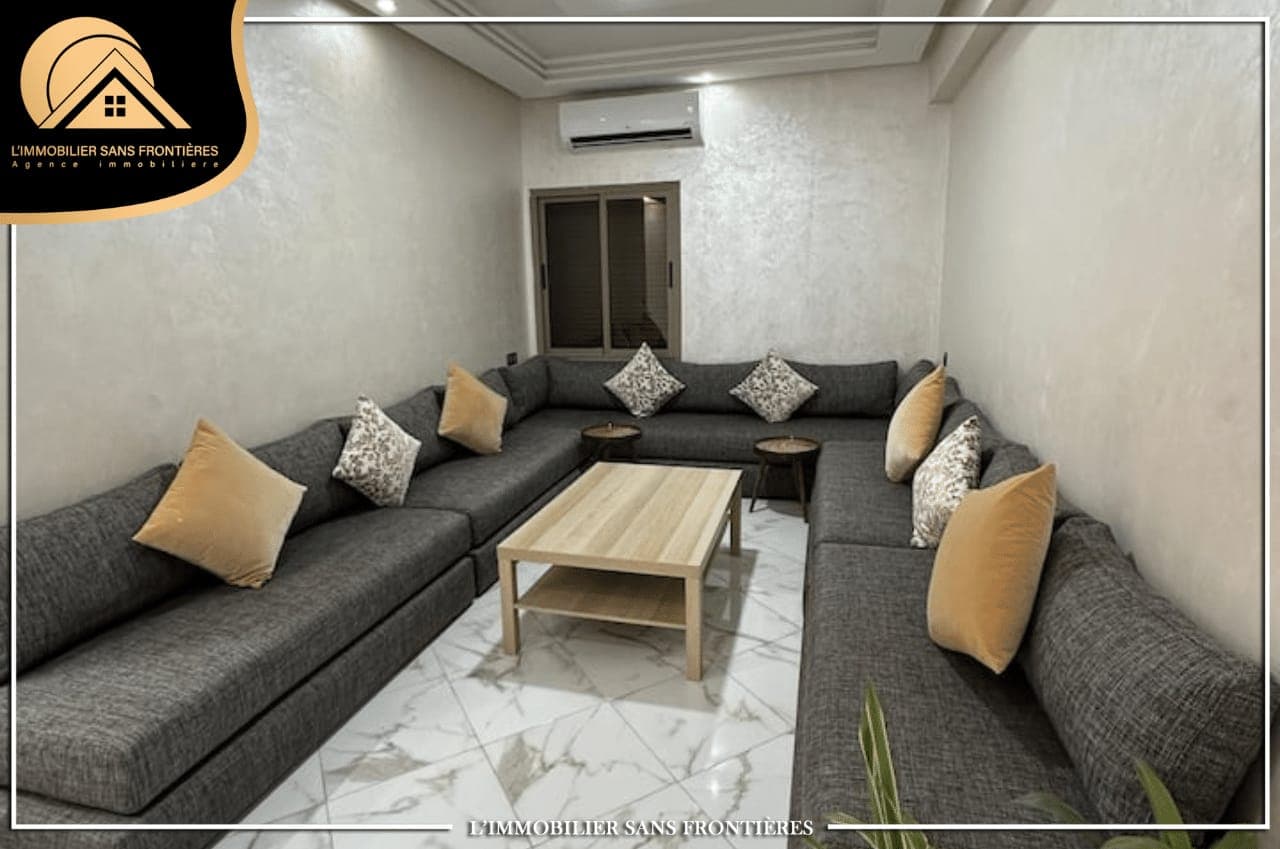 Apartamento amueblado en alquiler en Les Portes de Marrakech – 60 m² – Disponible a partir de…