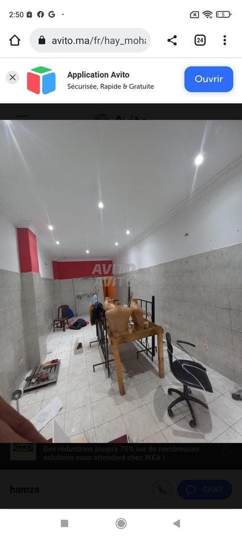 Winkelruimte van 33 m² te huur nabij Numéro 2