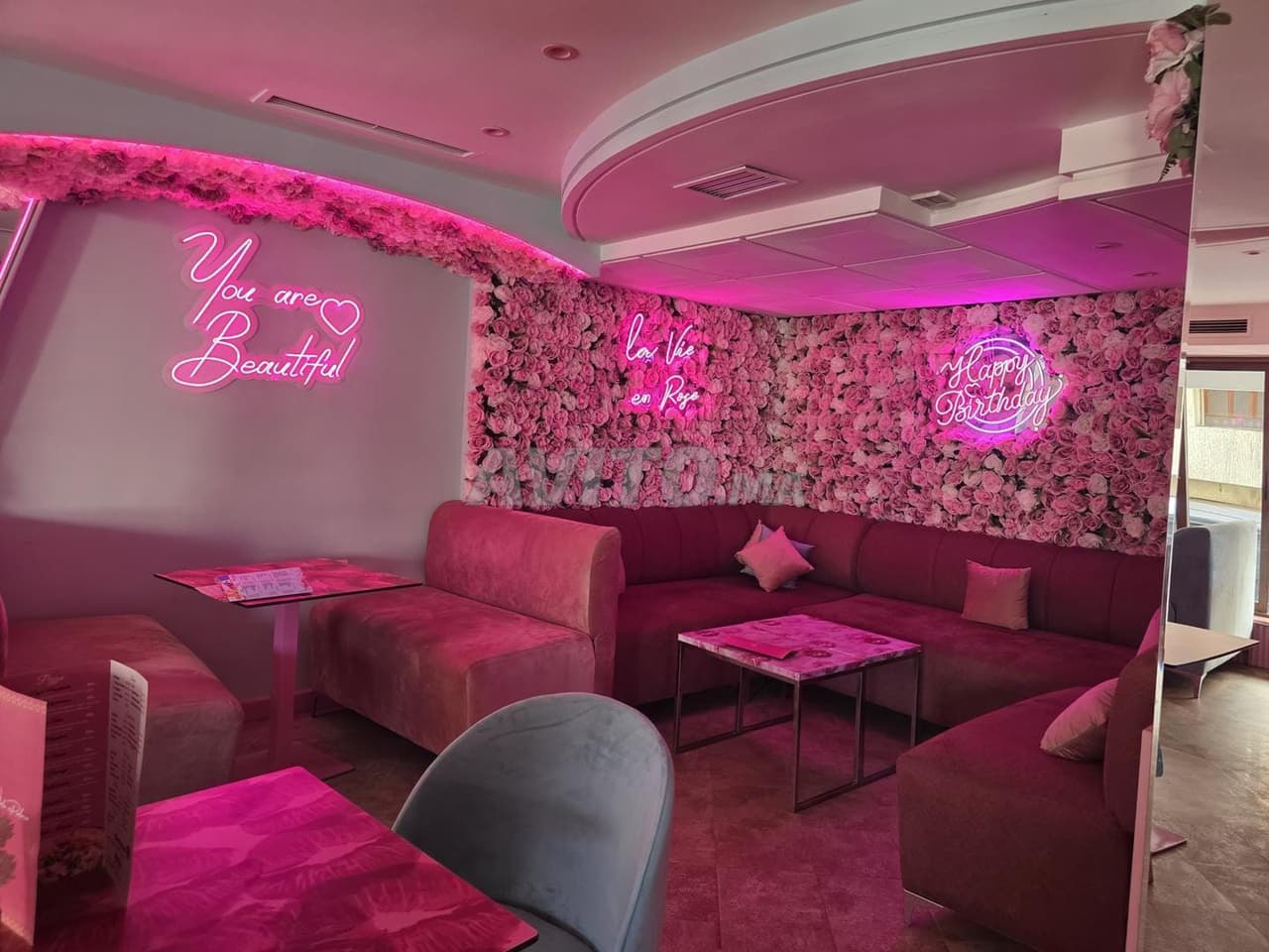 Café restaurant deux façades luxe Centre Hamria