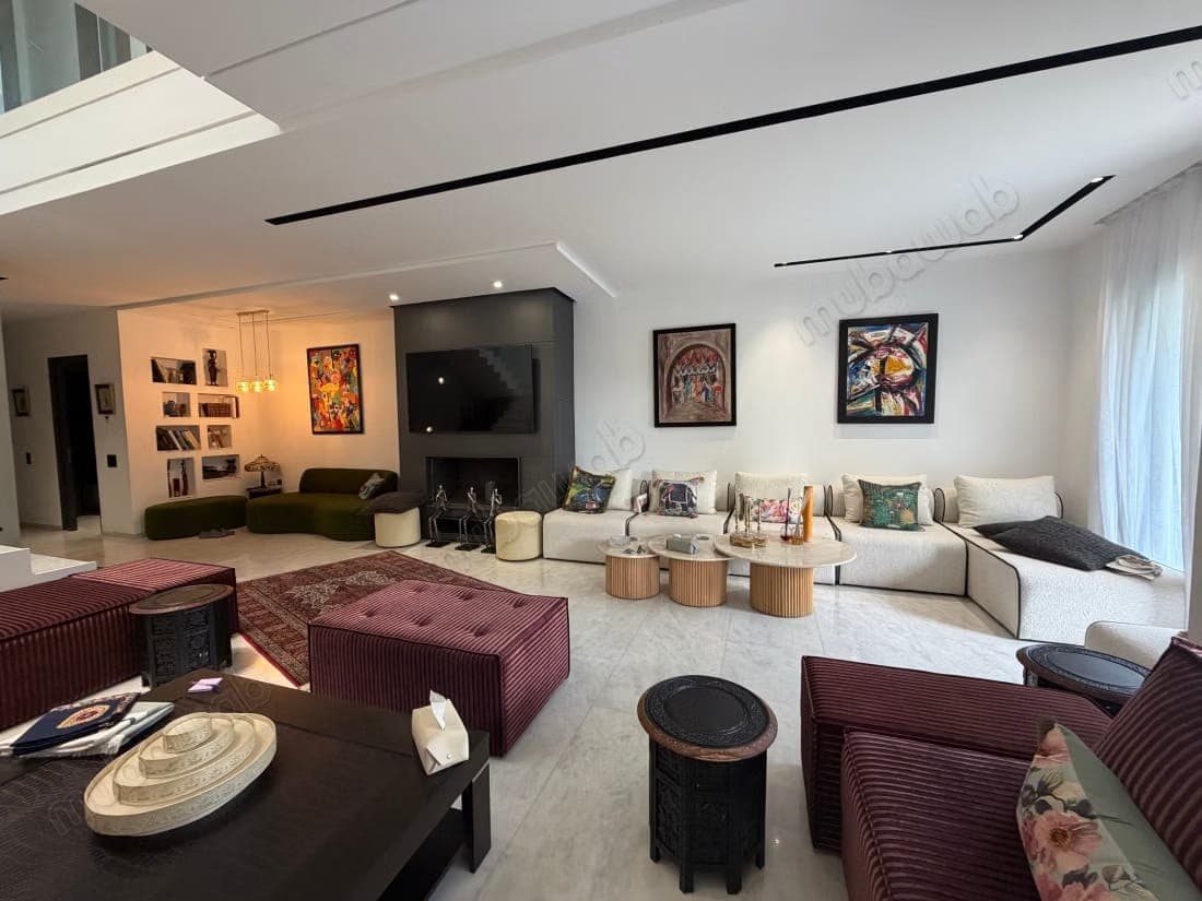 Luxury villa for rent furnished in Dar Bouazza