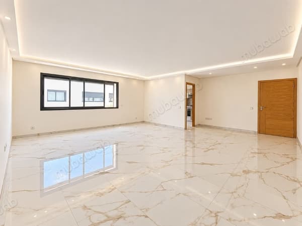 Onbemeubeld 3-kamerappartement te huur – Souissi, Rabat