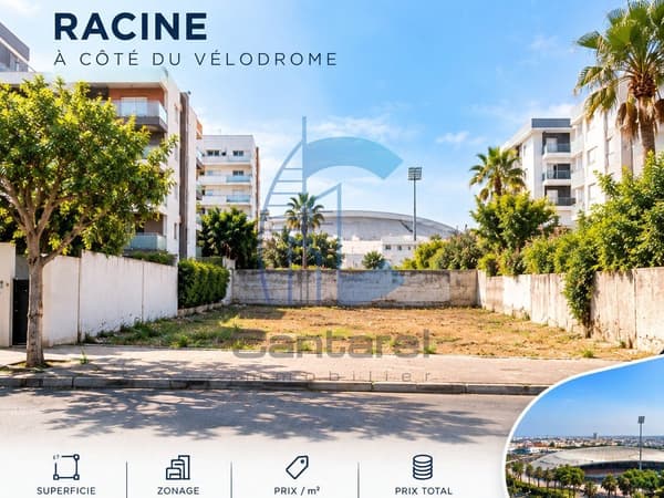OPPORTUNITÉ RARE – TERRAIN R+5 DE 374 M² – RACINE