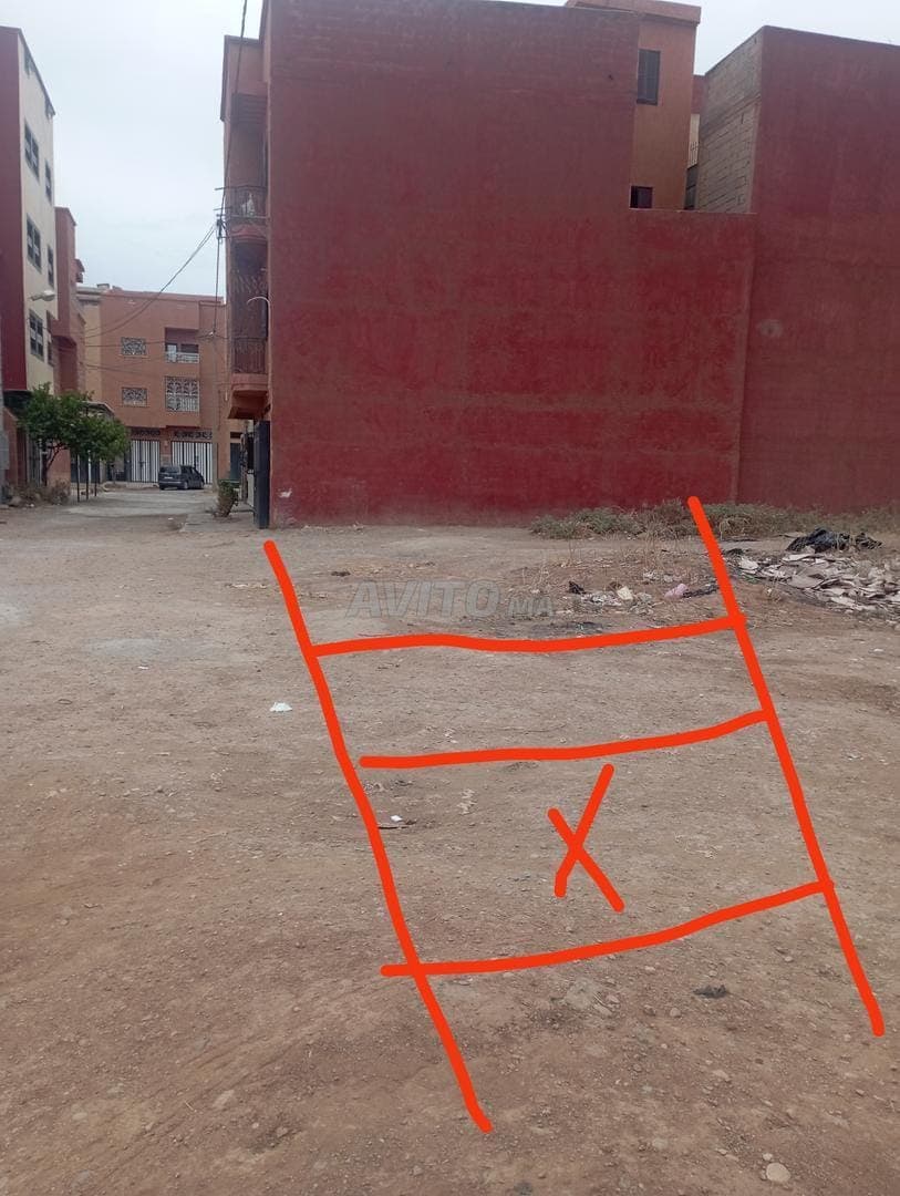 Getitelde grond van 86 m² met één gevel