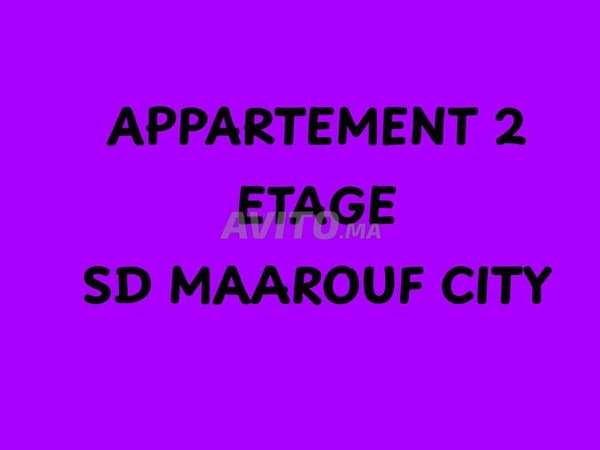 APPT 2E SIDI MAAROUF CITY