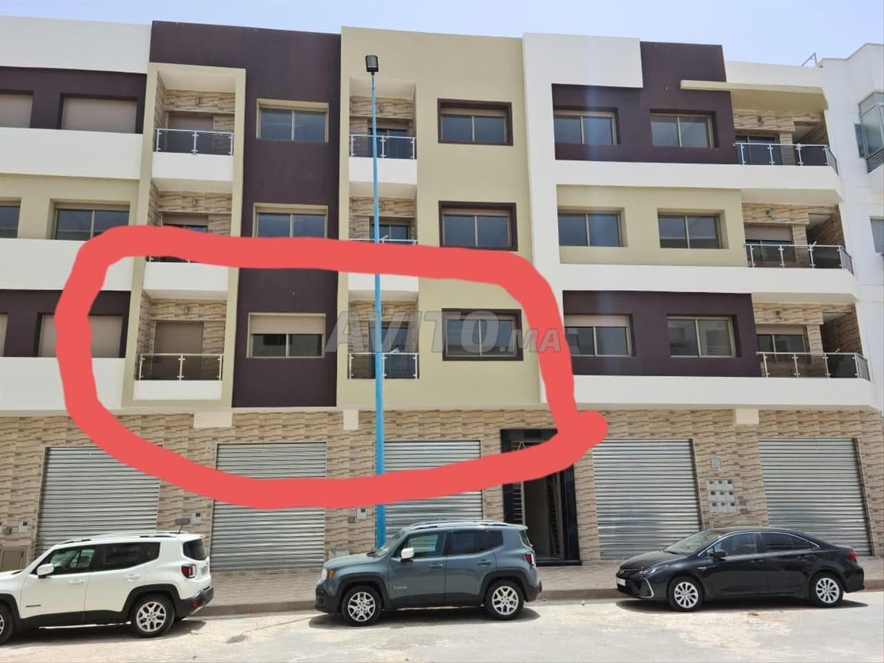 شقة للبيع مساحتها 68 م² في سيدي رحال