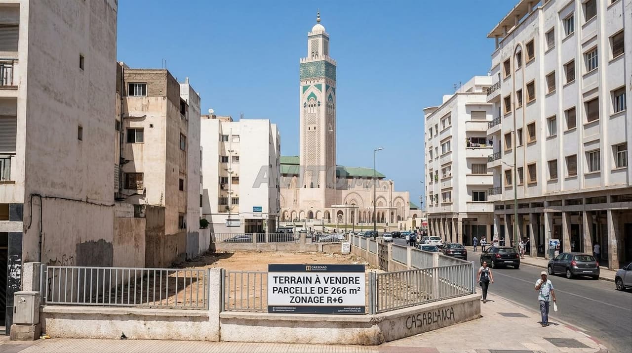 Promoteur R6 à côté mosquée Hassan II