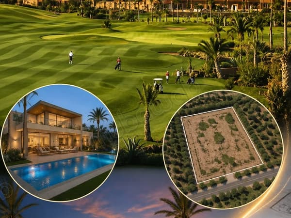 Terrain Pour projet a aghroud près de golf