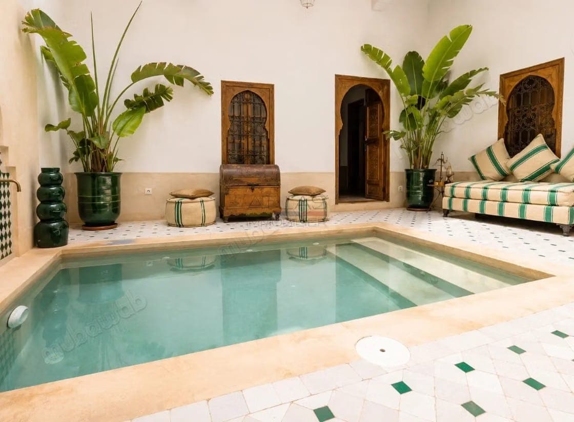 رياض مصنف معايير جديدة مع مسبح Bab Doukkala