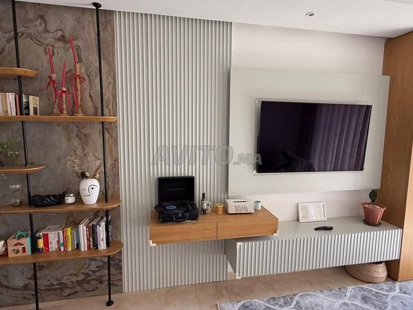 Gemeubileerd Appartement te Huur 80 m² in Hay Riad Rabat