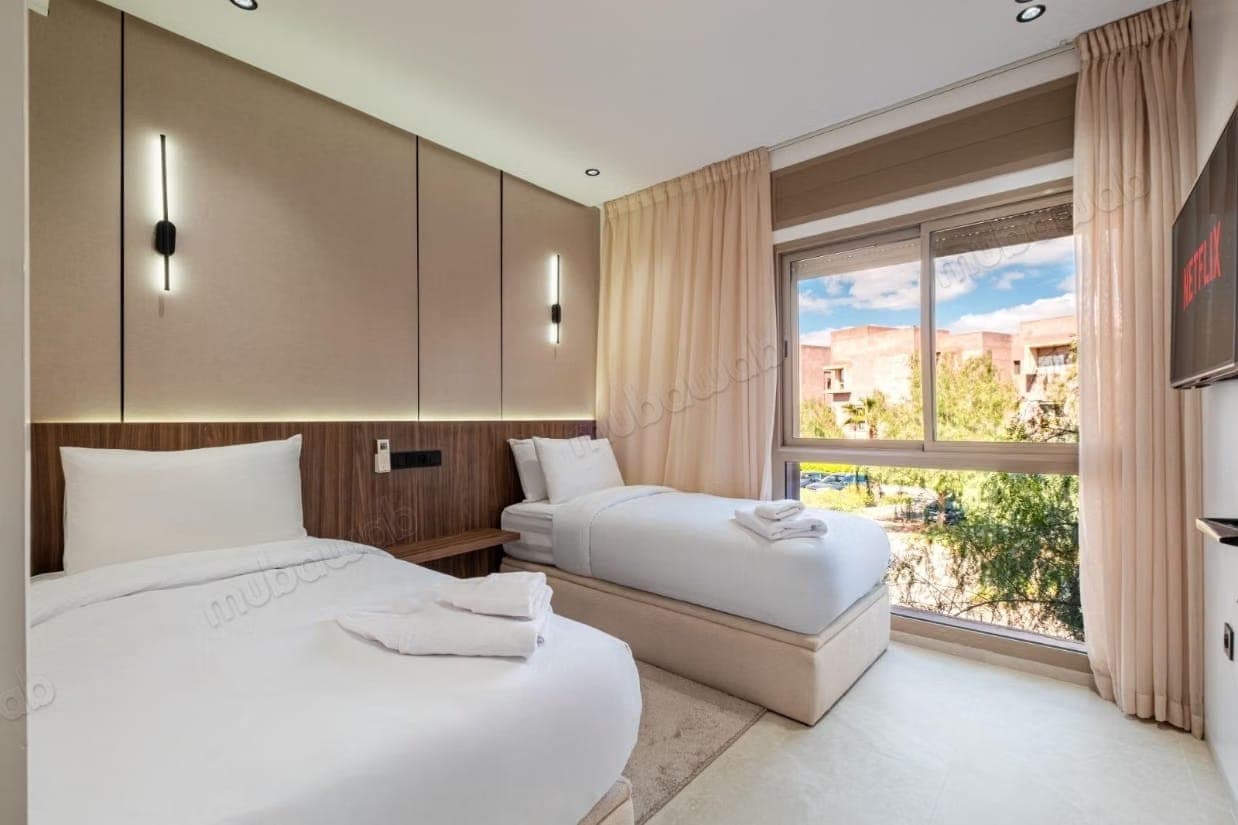 Très bel appartement en location à prestigia. 3 chambres. Bien meublé
