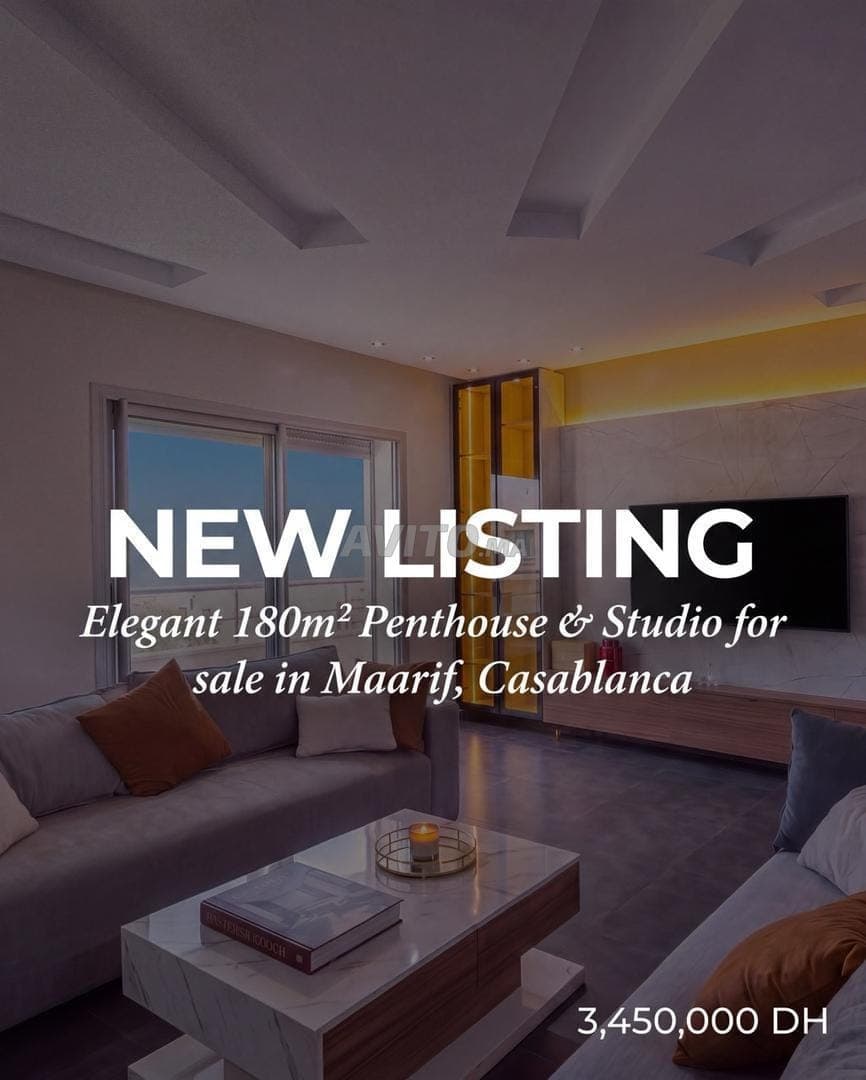 Penthouse 120m² avec Studio Indépendant