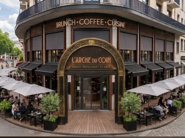 Oasis à louer beau Local commercial pour café restaurant angle