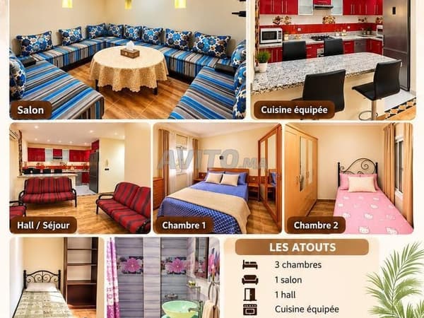 Appartement à louer 71 m² à Marrakech