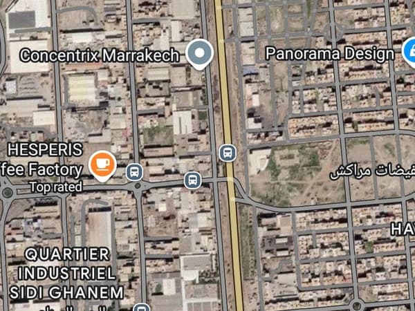 Commercial 1200m R2 Fini à Route de Safi Marrakech