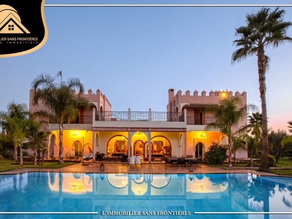 Maison d’hôtes meublée à vendre à Route de Fès km 8, 10000m², Marrakech