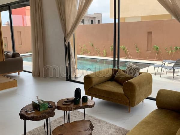 Location villa de luxe à Route de Tahanaout. 5 grandes pièces. Bien meublé