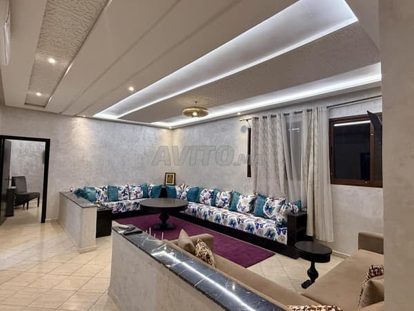 Empty apartment with two bedrooms and living room