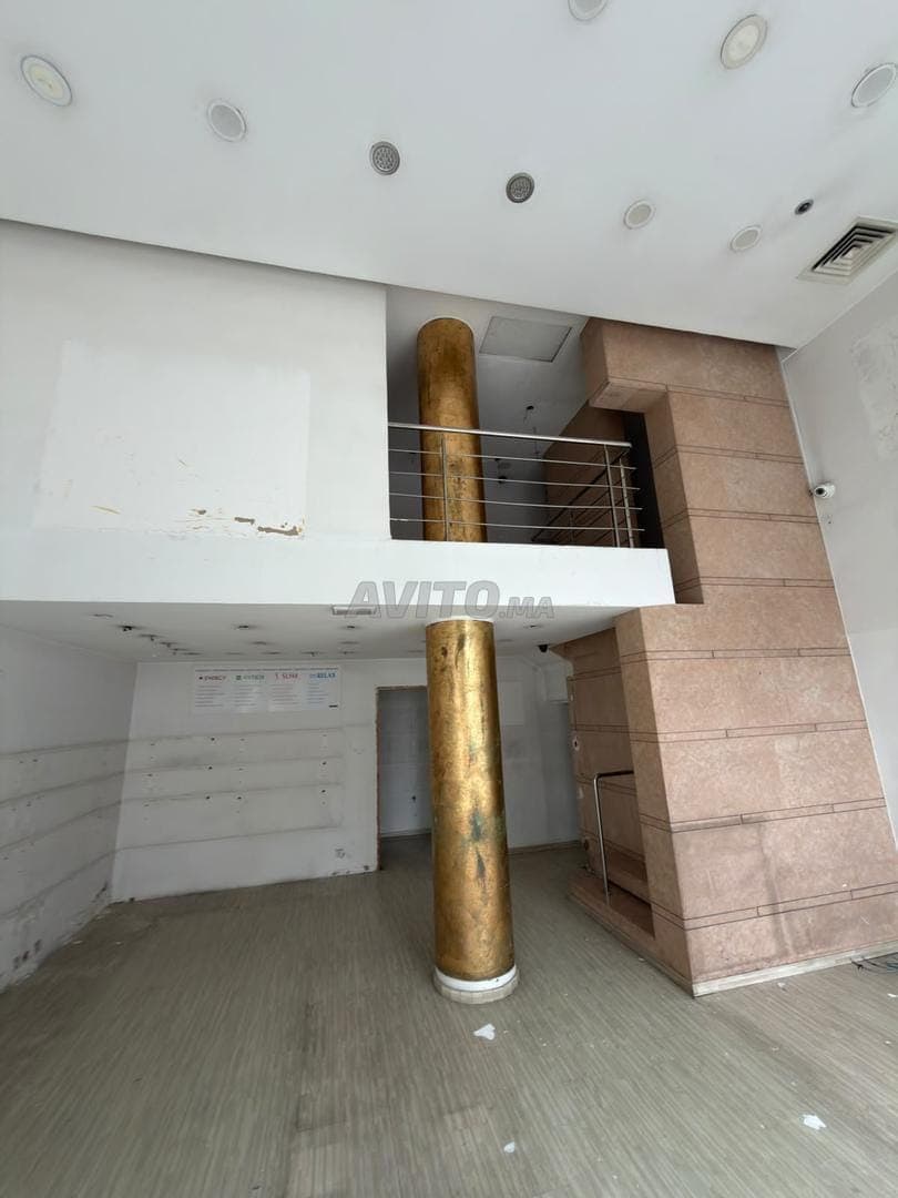 À louer local commercial 75 m² sur Bd Zerktouni